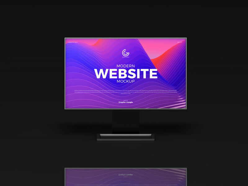 Two Modern Ultra Wide Screen Mockups preview