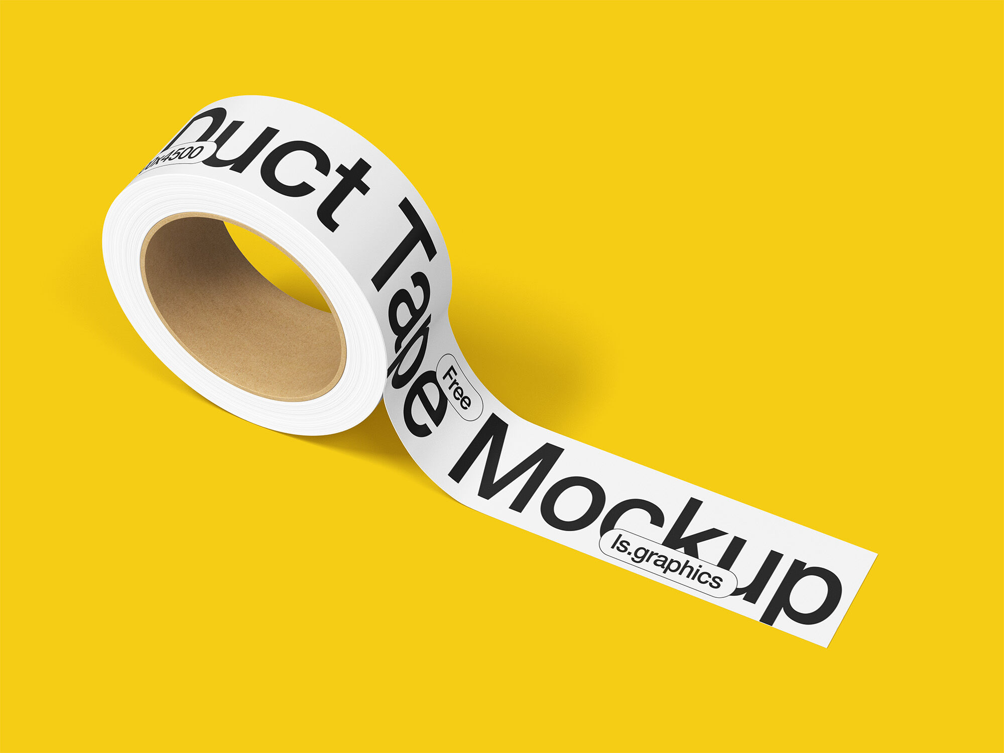 A Partly Open Duct Tape Mockup
