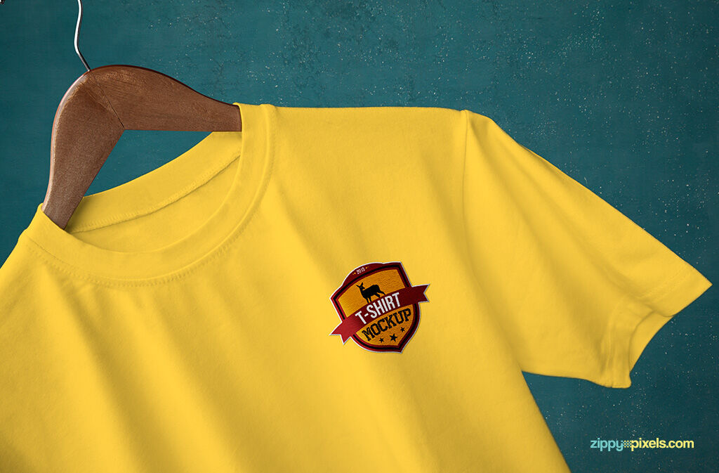 Two Round Neck Entire Designable T-Shirt Mockups preview