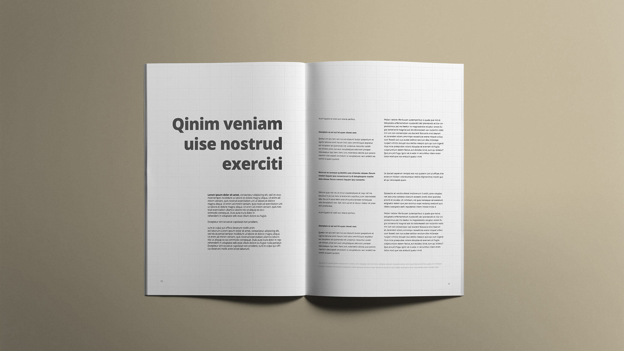 A4 Paper Elegant Brochure Mockups preview