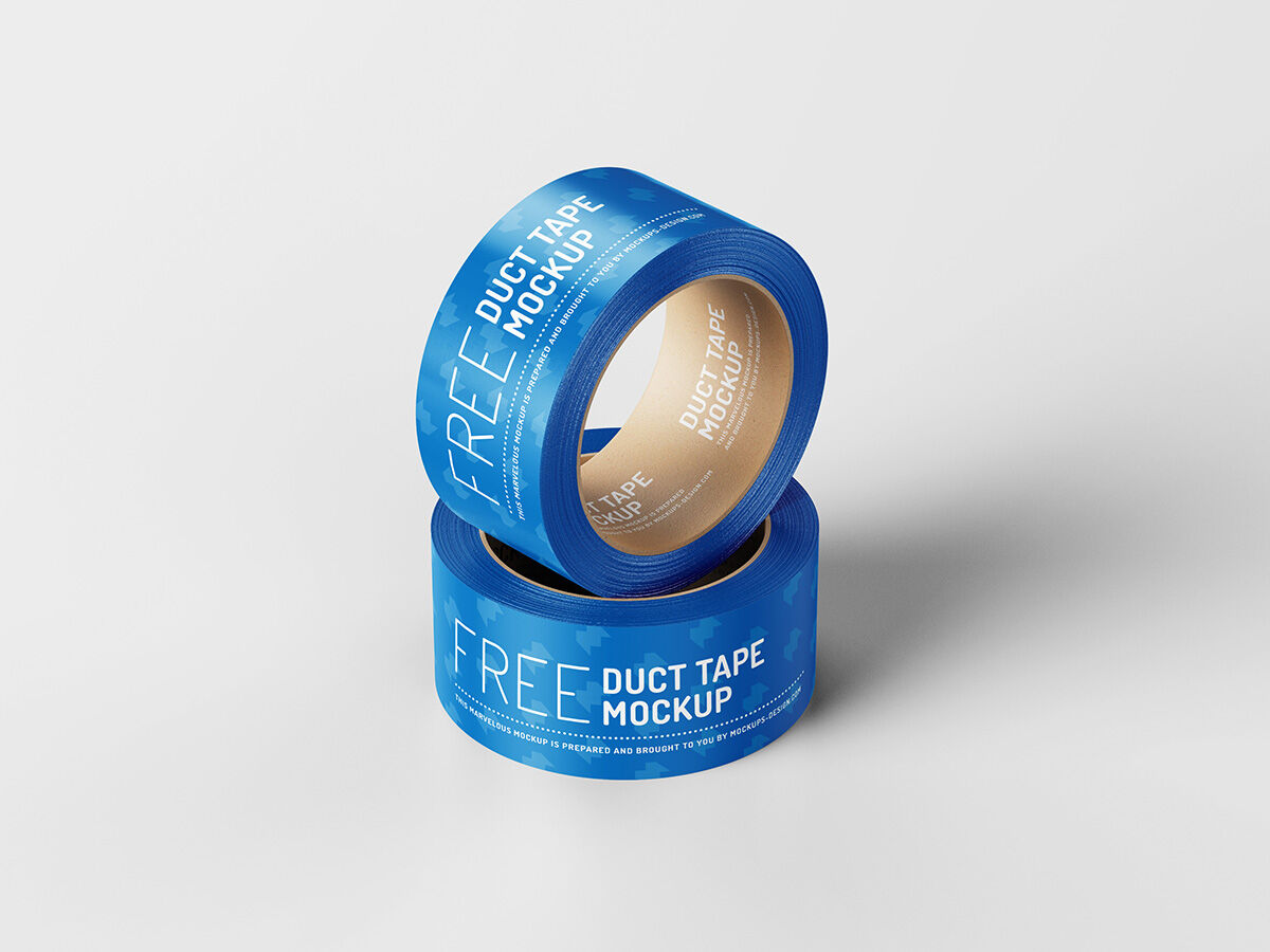 Modern Dazzling Duct Tape Mockup