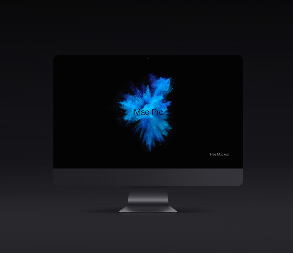 iMac Pro Front View Mockup preview