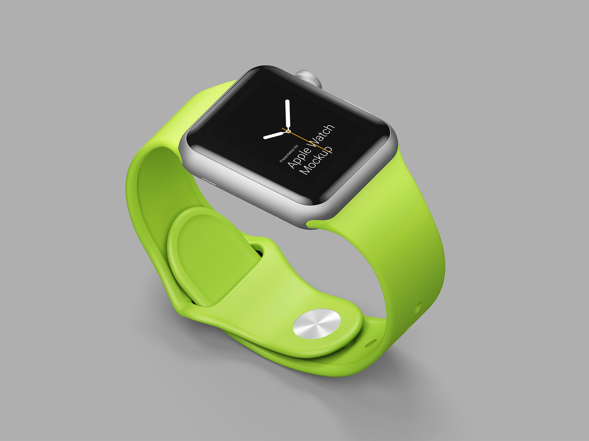 Mockup Set of an Apple Watch in Different Materials