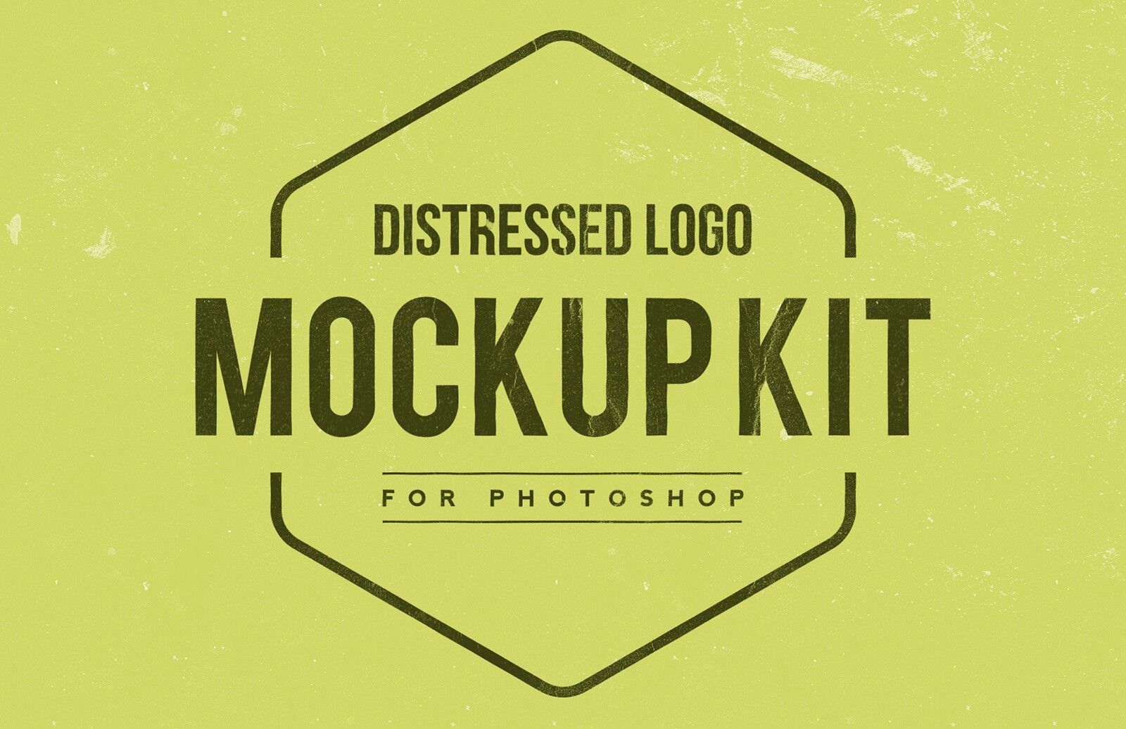 Mockup of a Set of Distressed and Grungy Logos preview