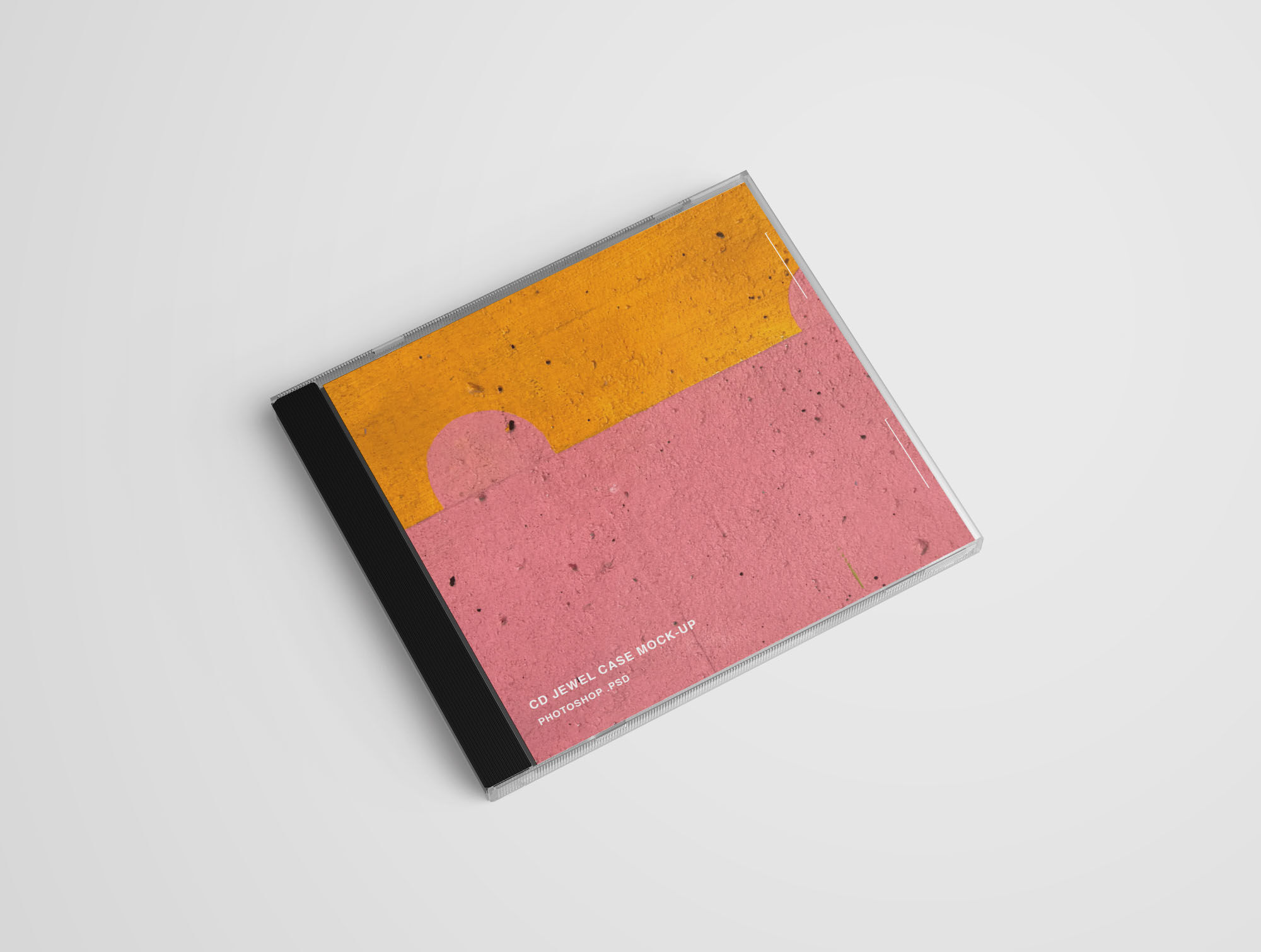 Set of Elegant CD Jewel Case Mockup