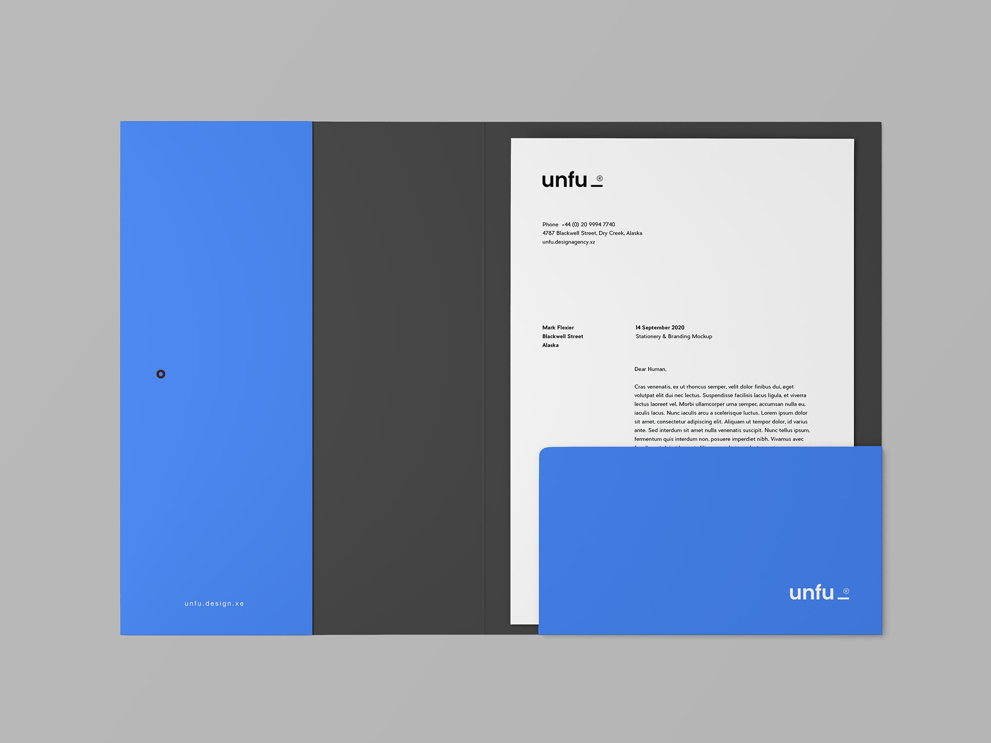 Simple Branding Folder Mockup