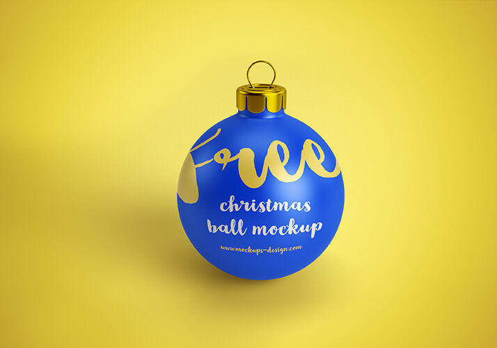 Simple Christmas Ball Mockups
