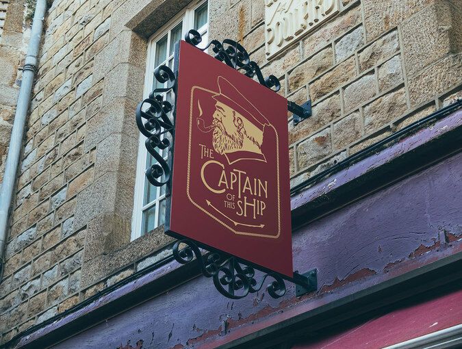 Set of Outdoor City View Signs and Facades Mockup