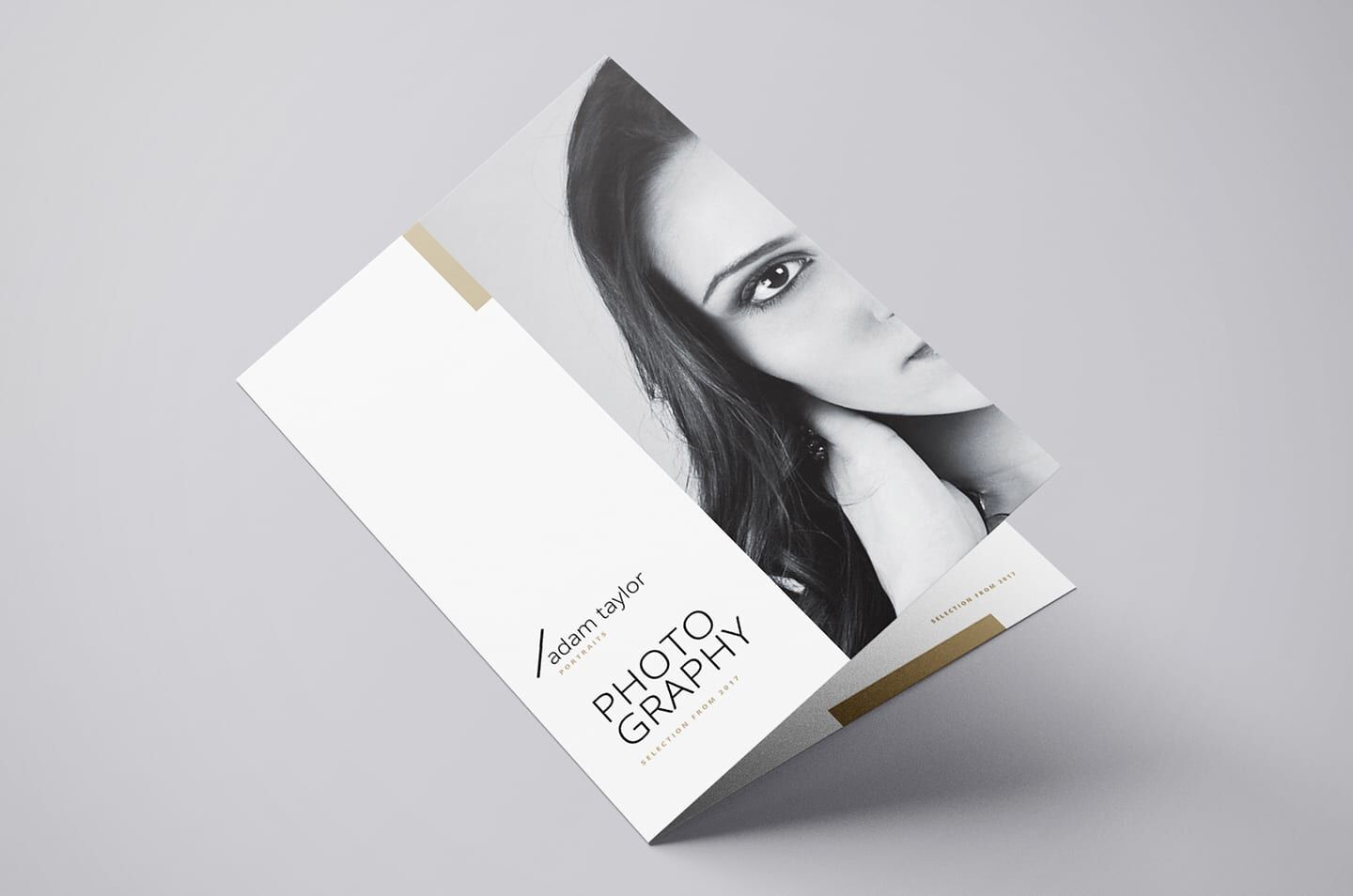 Modern Photography Templates Including Business Card, Bi-Fold Brochure and Flyer preview