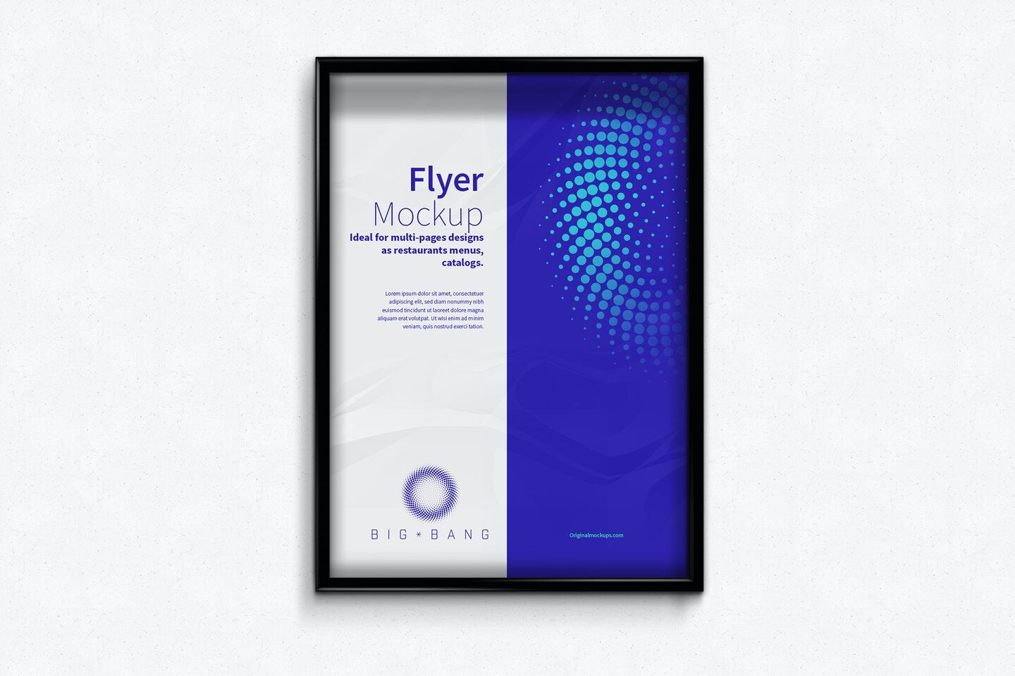 Flyer and Poster Frame Mockup