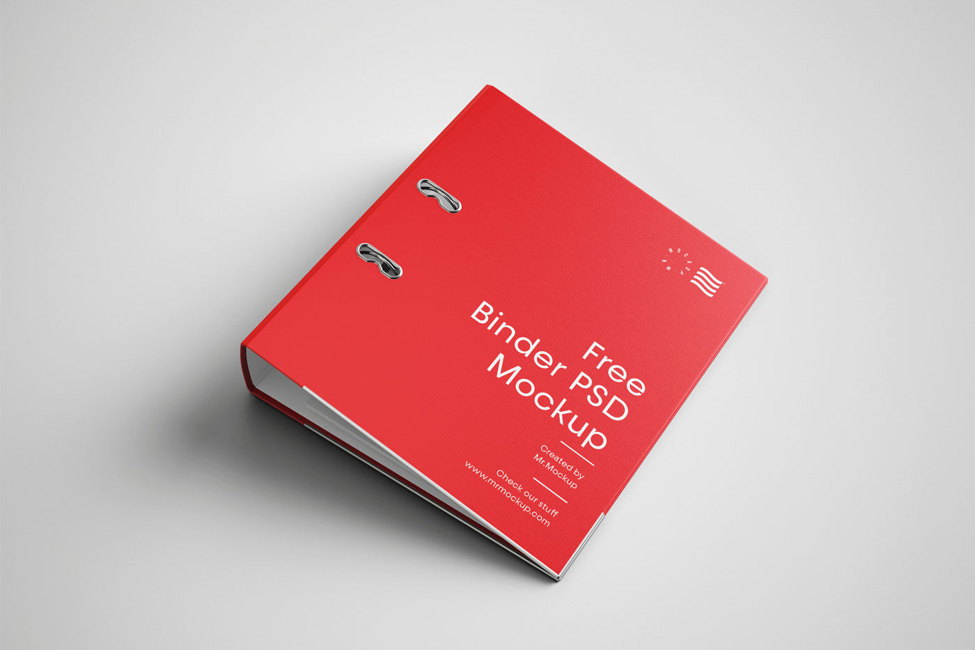 Mockup Showcasing Cover of a Closed Binder