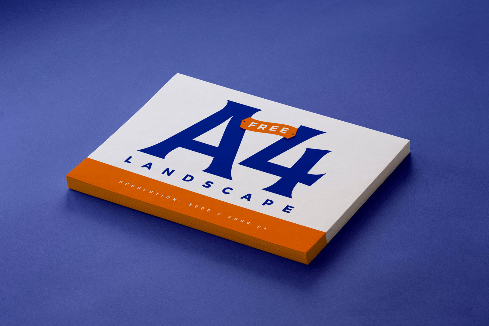 A4 Flyer in a Stacked Form Mockup