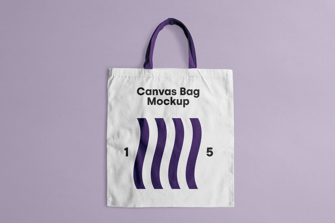 Mockup Featuring the Top View of a Tote Bag