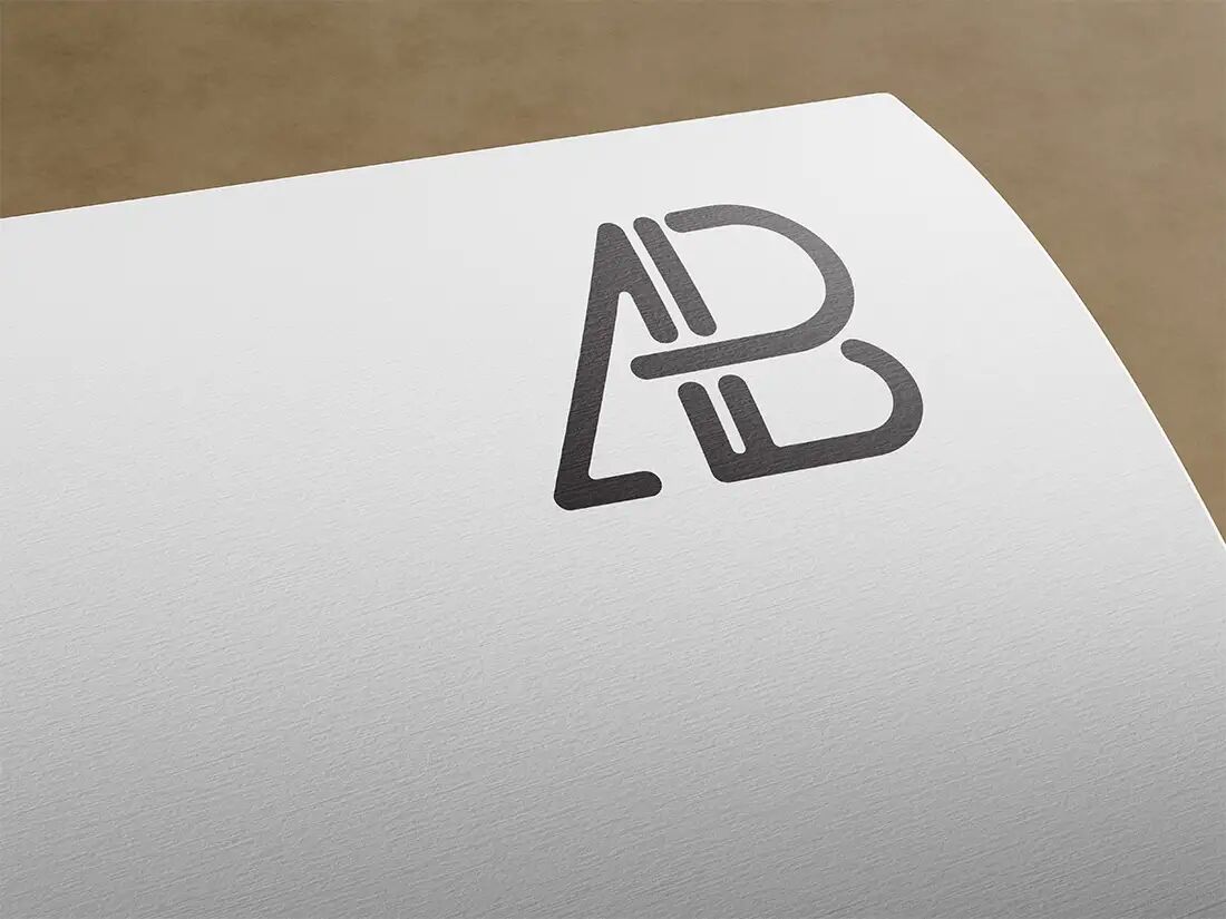 Simple Paper Logo Mockup preview