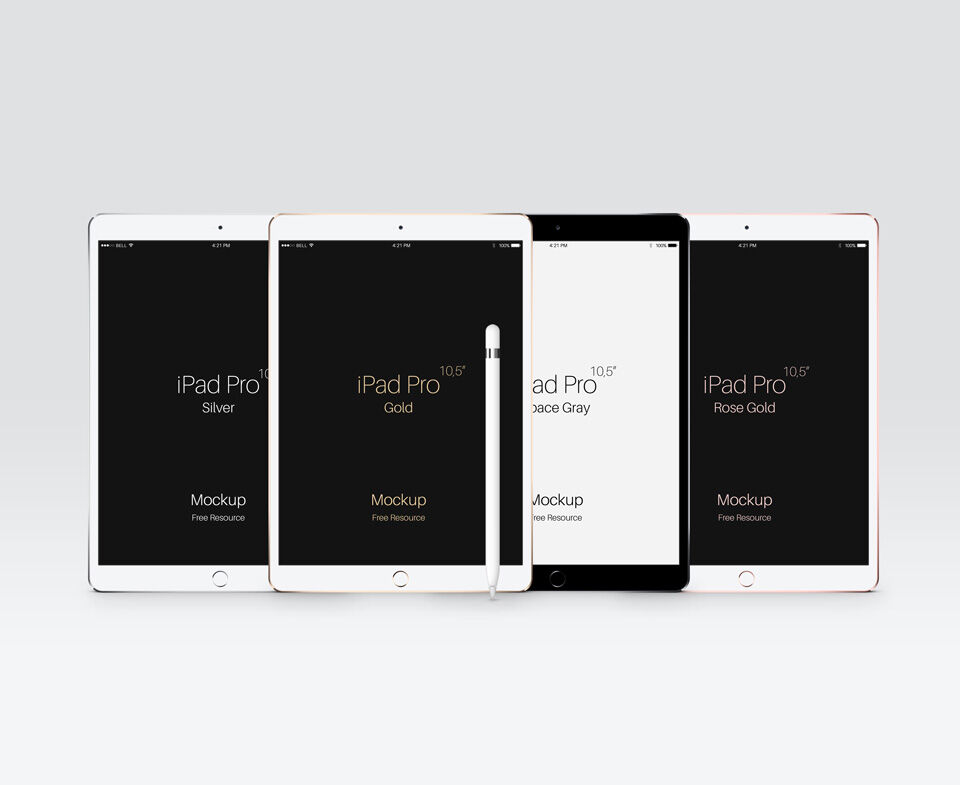 iPad Pro 10.5 Inch Mockup with Pen
