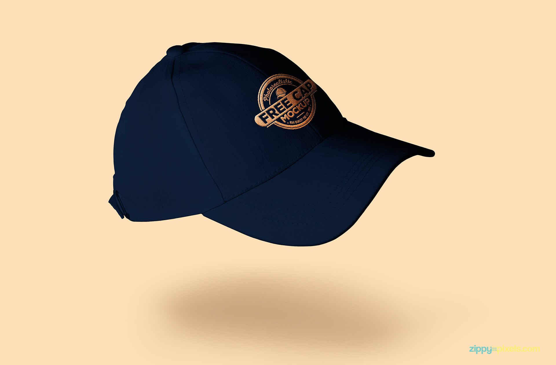 Baseball Editable Sports Cap Mockup