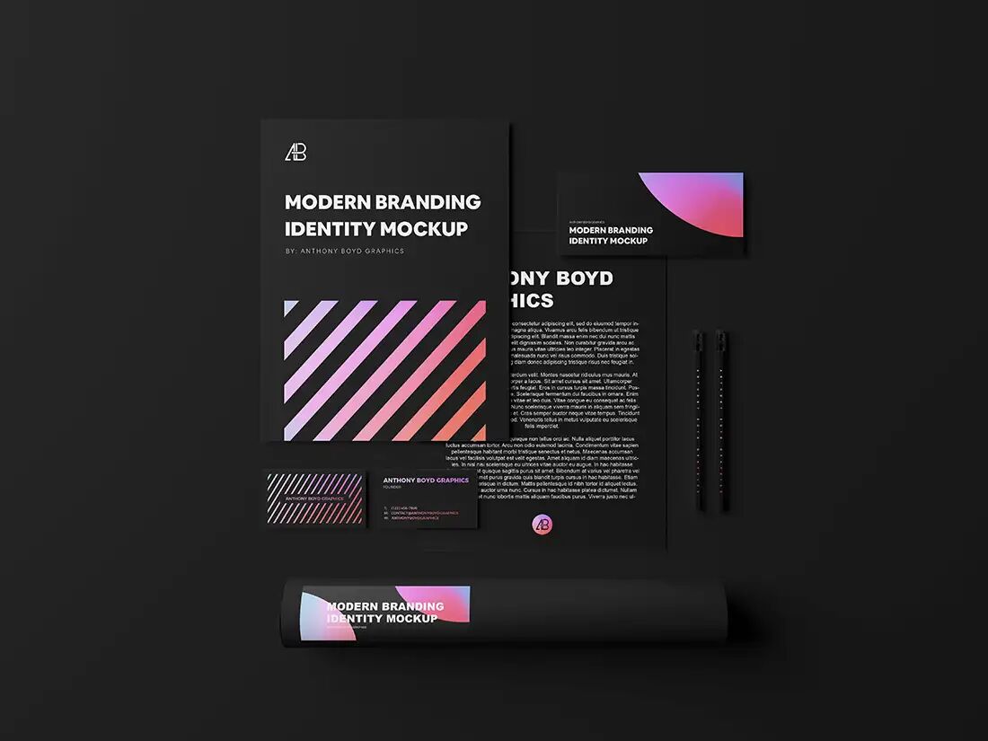 Basic Corporate Brand Identity Mockup