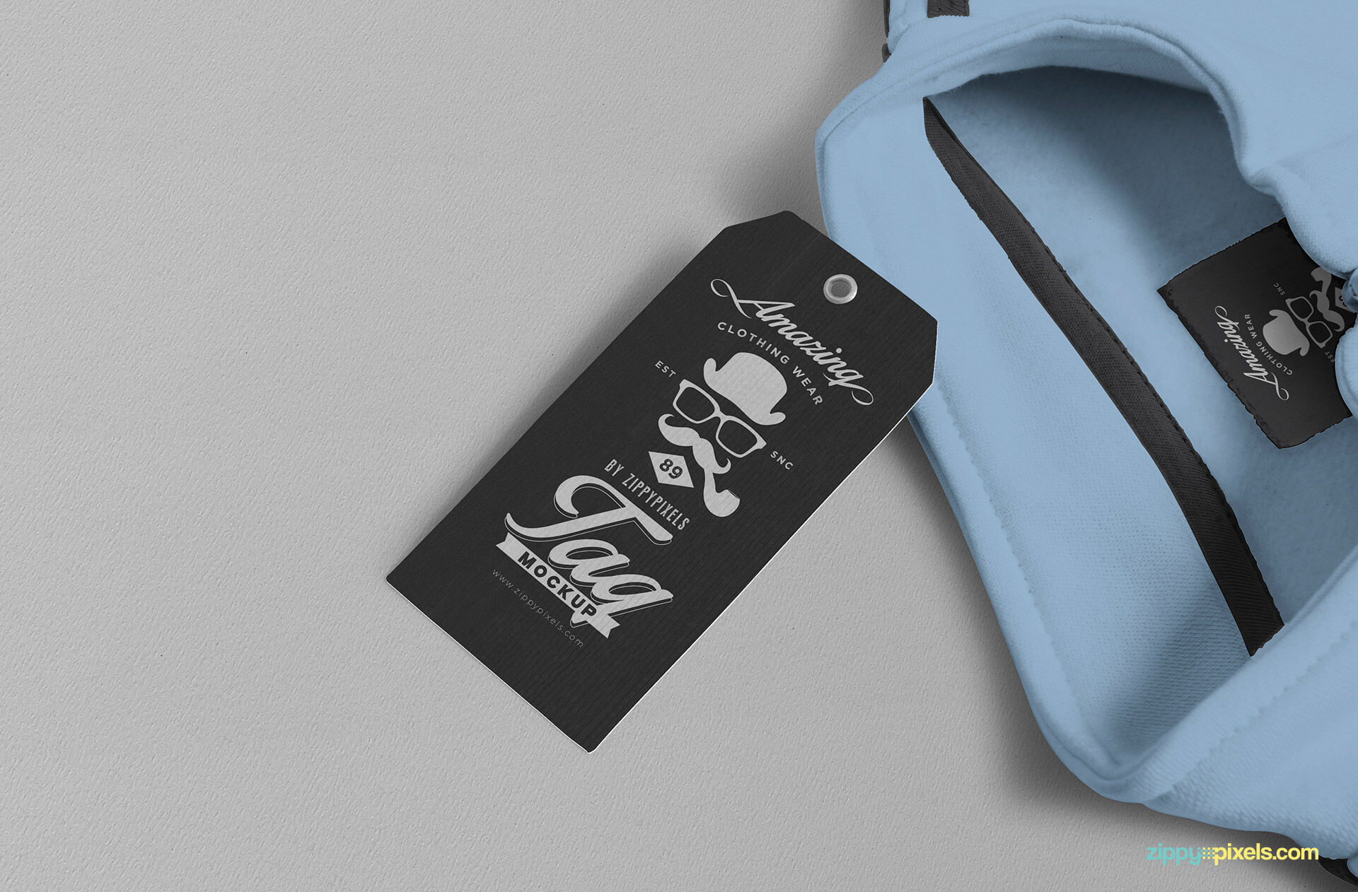 Price Tag and Inner Label of a Shirt Mockup preview