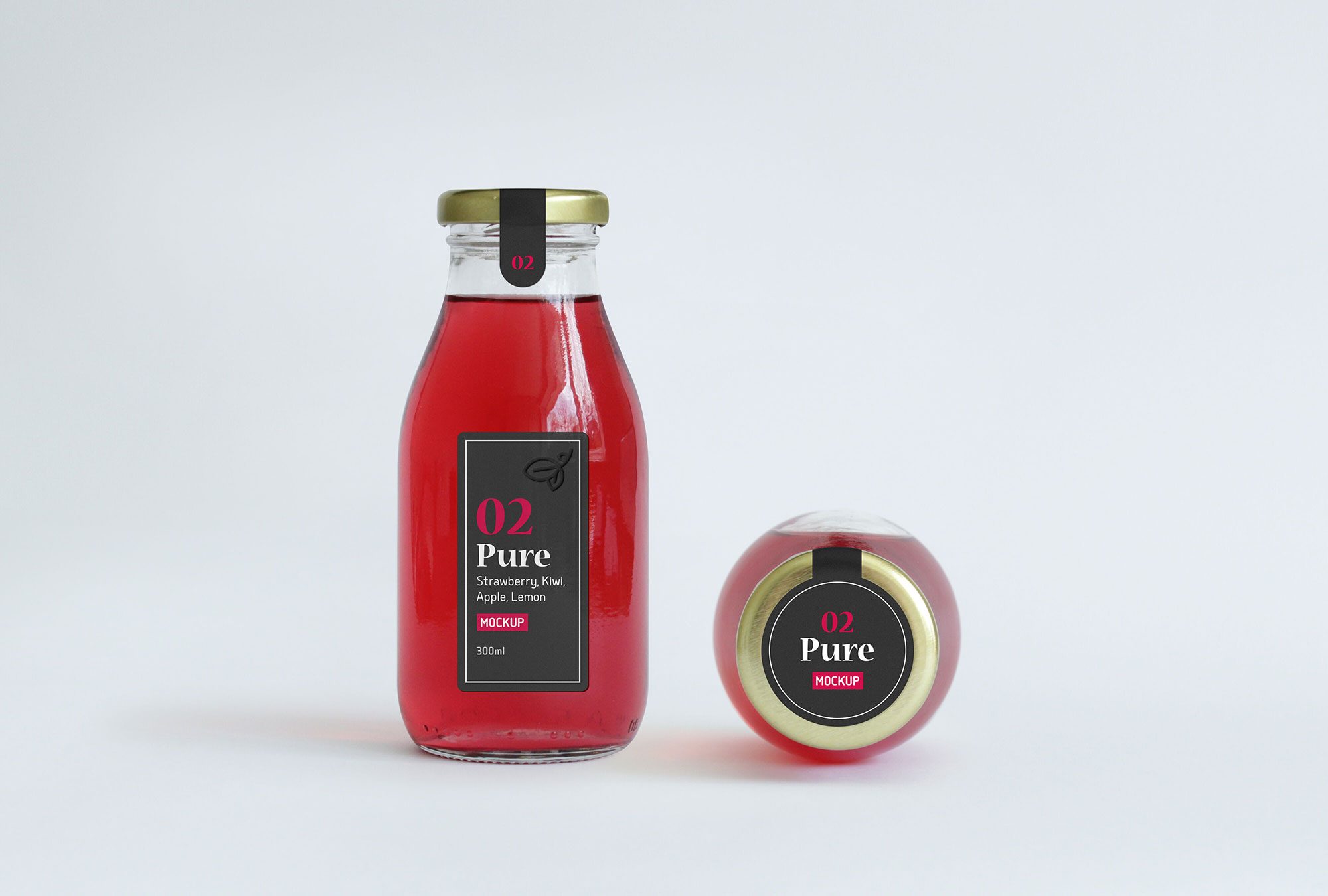Juice Bottle Packaging Mockup preview