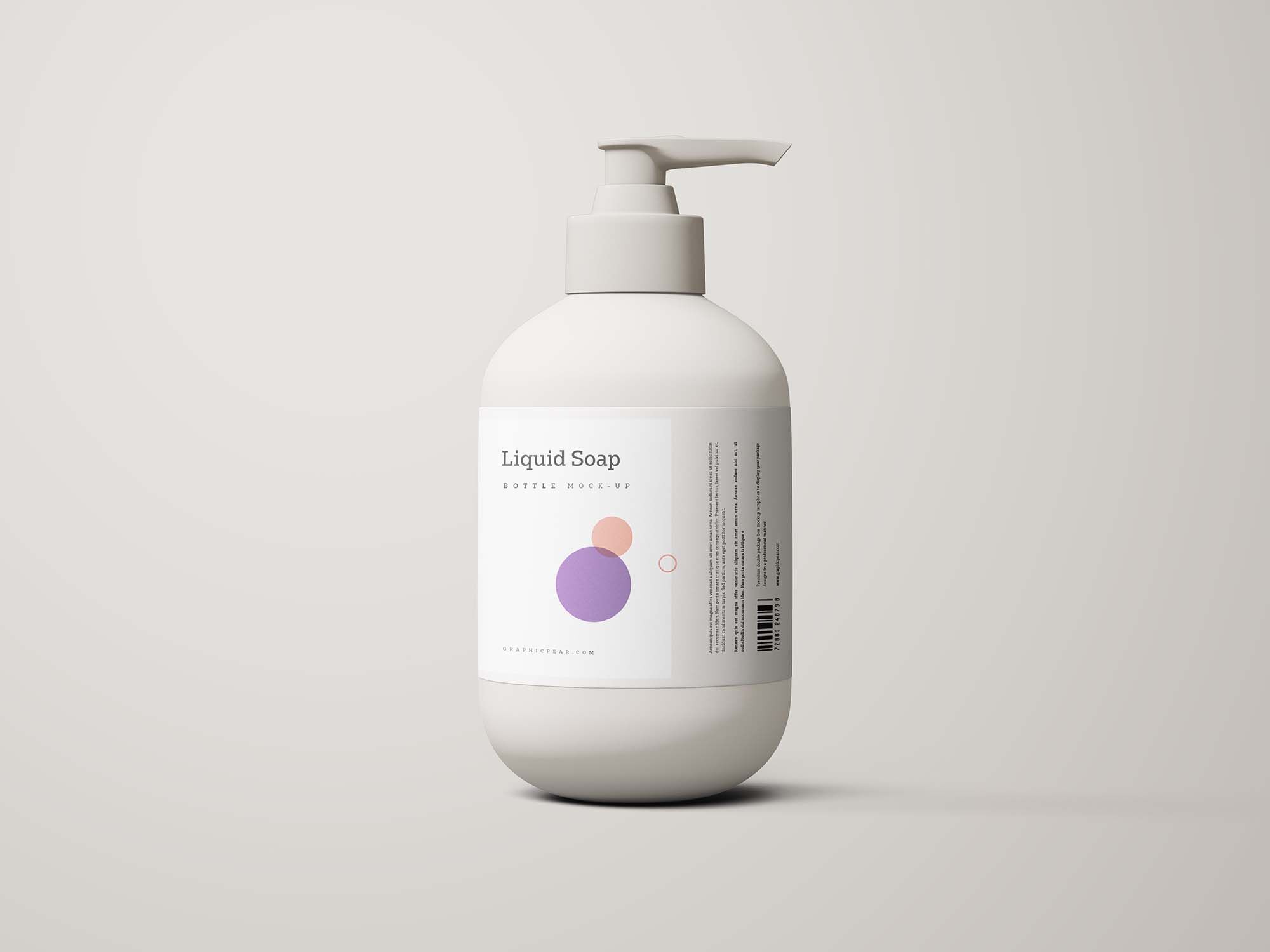Dispenser Hand Sanitizer Bottle Mockup