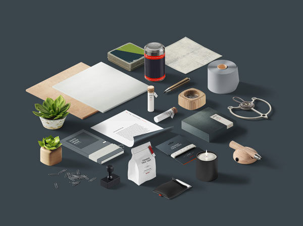 Perspective View of 3 Scene Creator Mockups