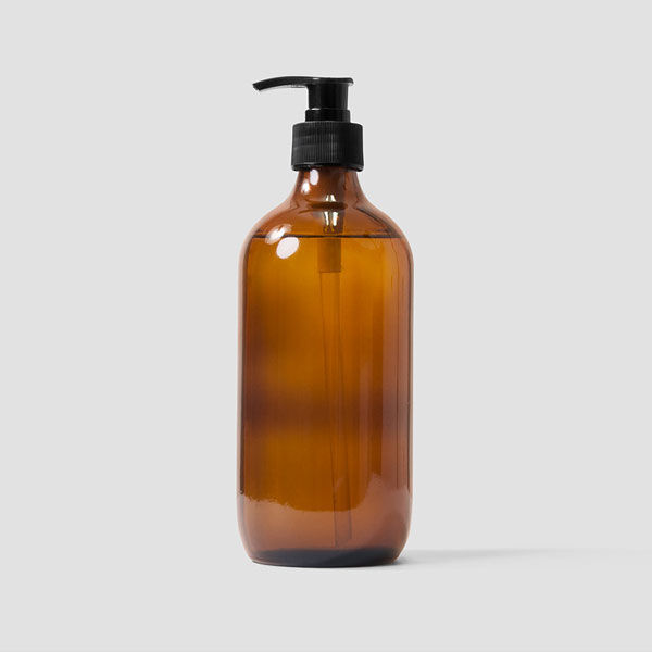 Dispenser Bottle Mockup with Customizable Background preview