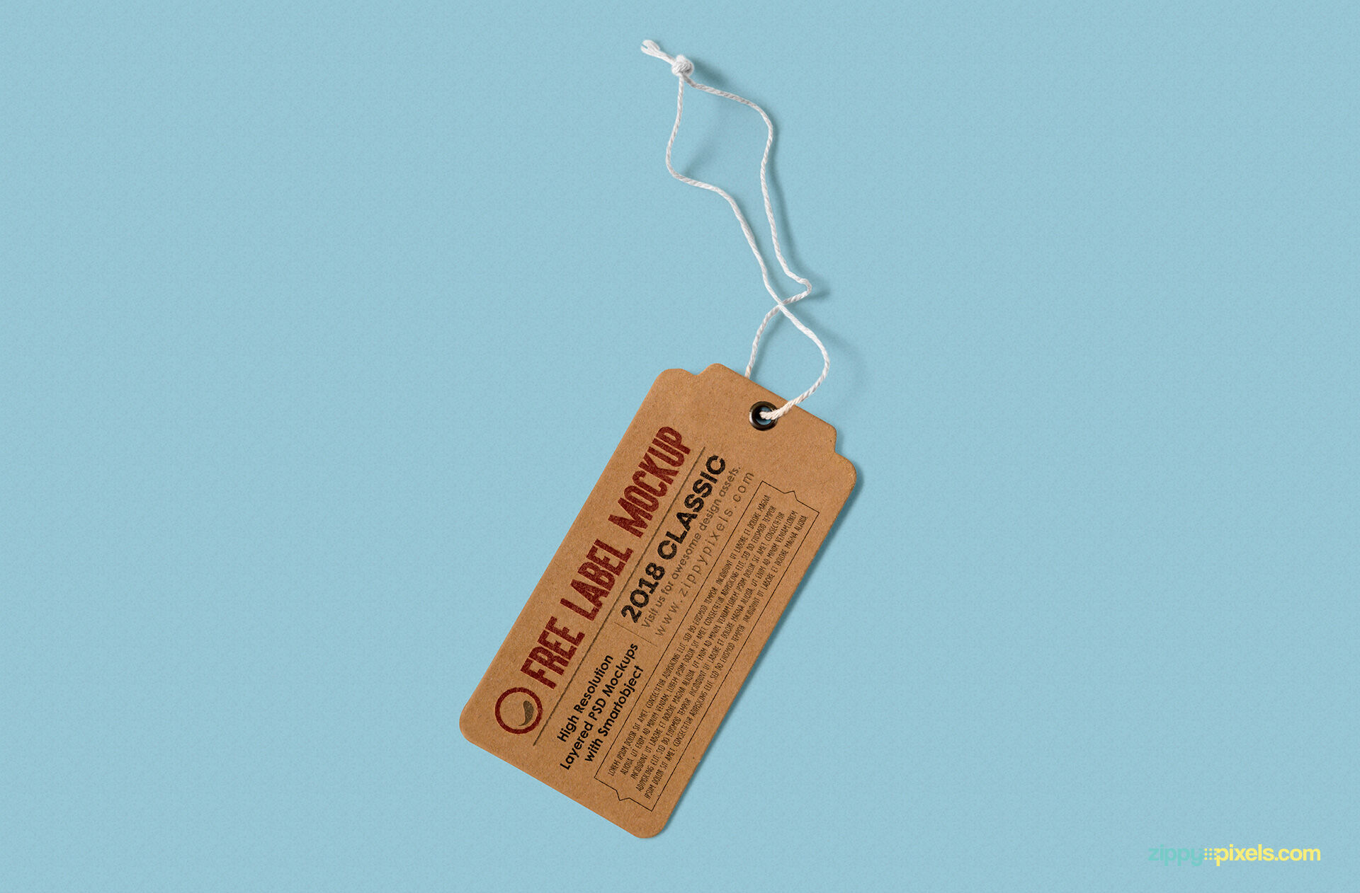 Mockup Showing Two Different Label Tags