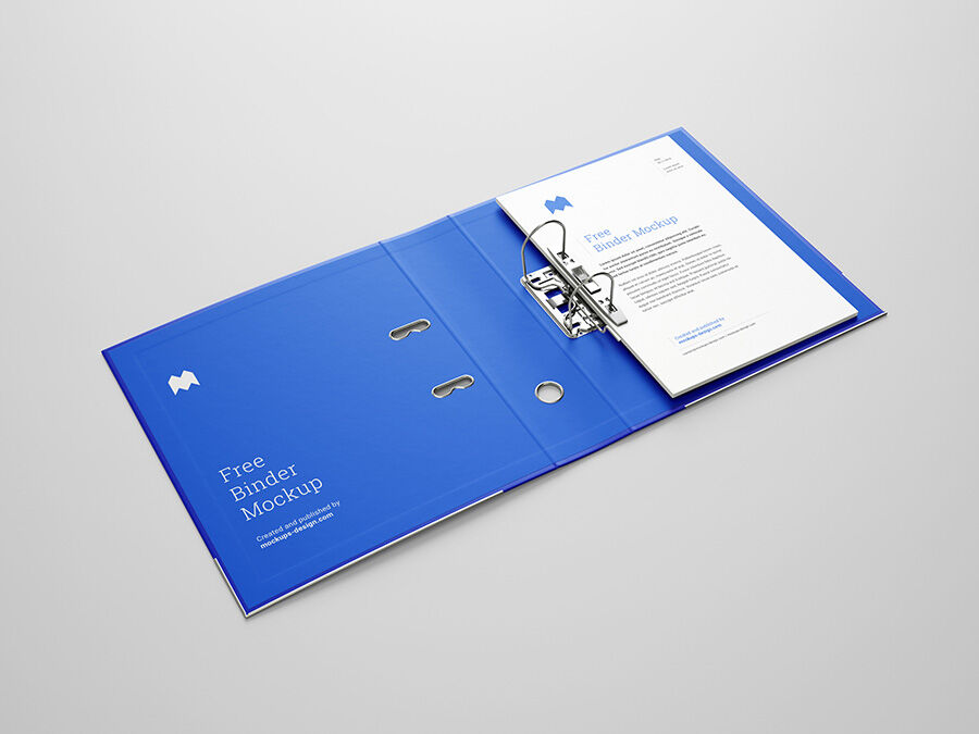 5 Realistic Binder Mockups