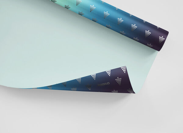 Mockup of a Perspective Gift Wrap