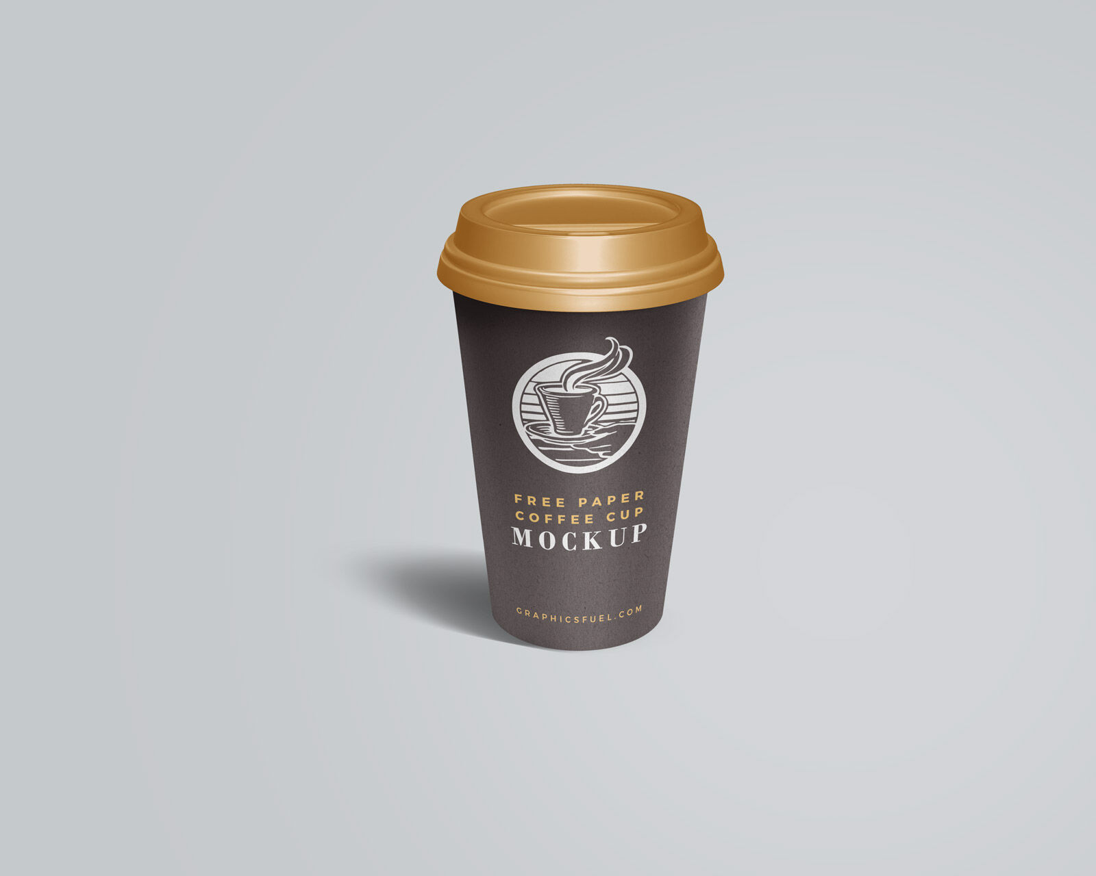 Minimal Paper Coffee Cup Mockup