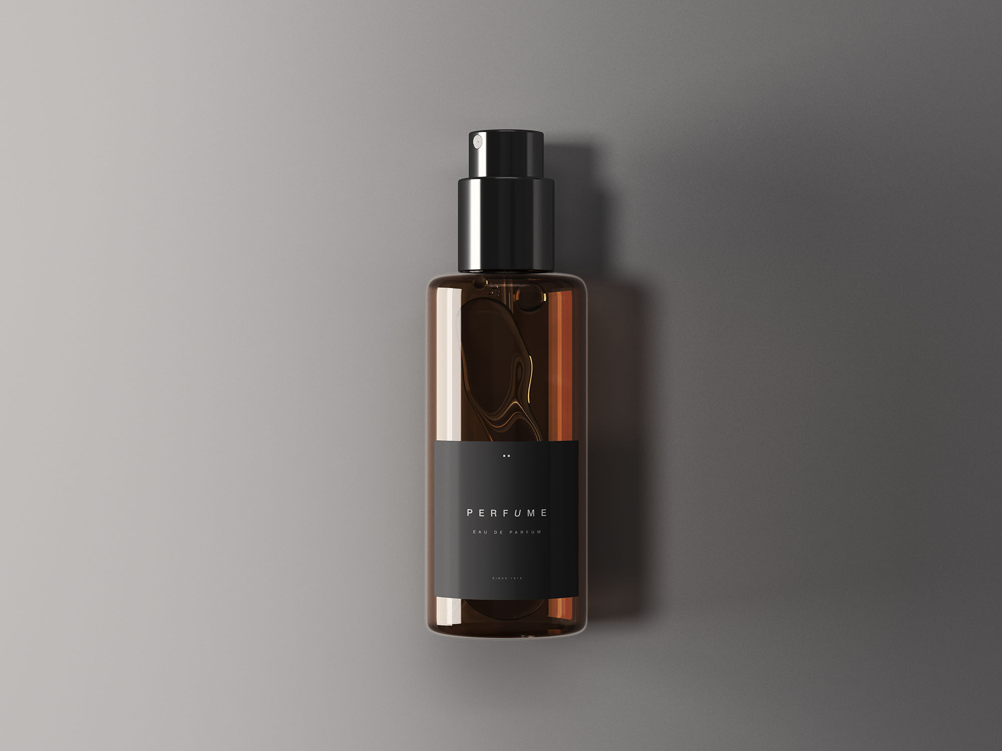 Classic Perfume Bottle Mockup