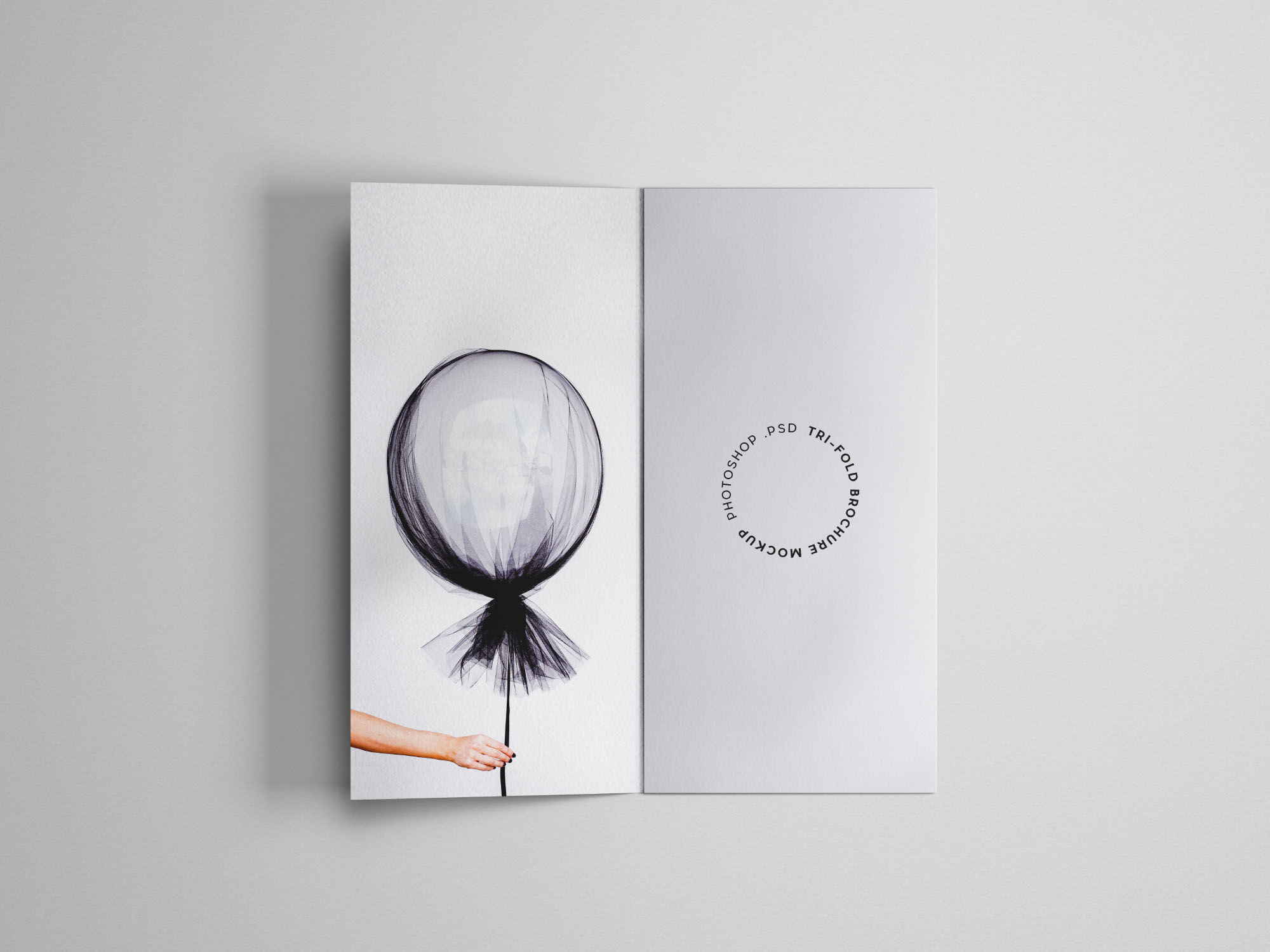 Minimal A4 Trifold Brochure Mockup