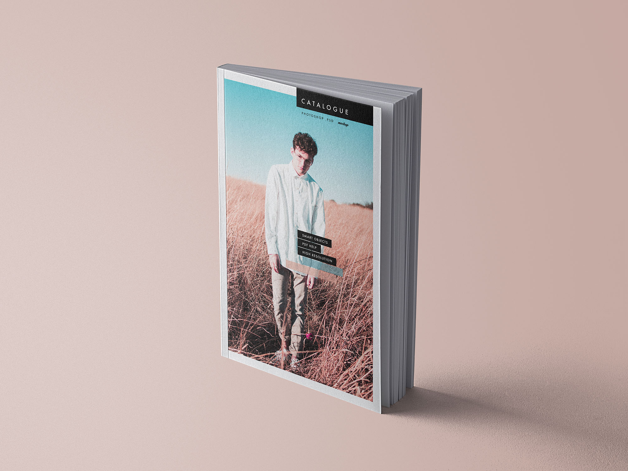 Standing Catalog Book Mockup