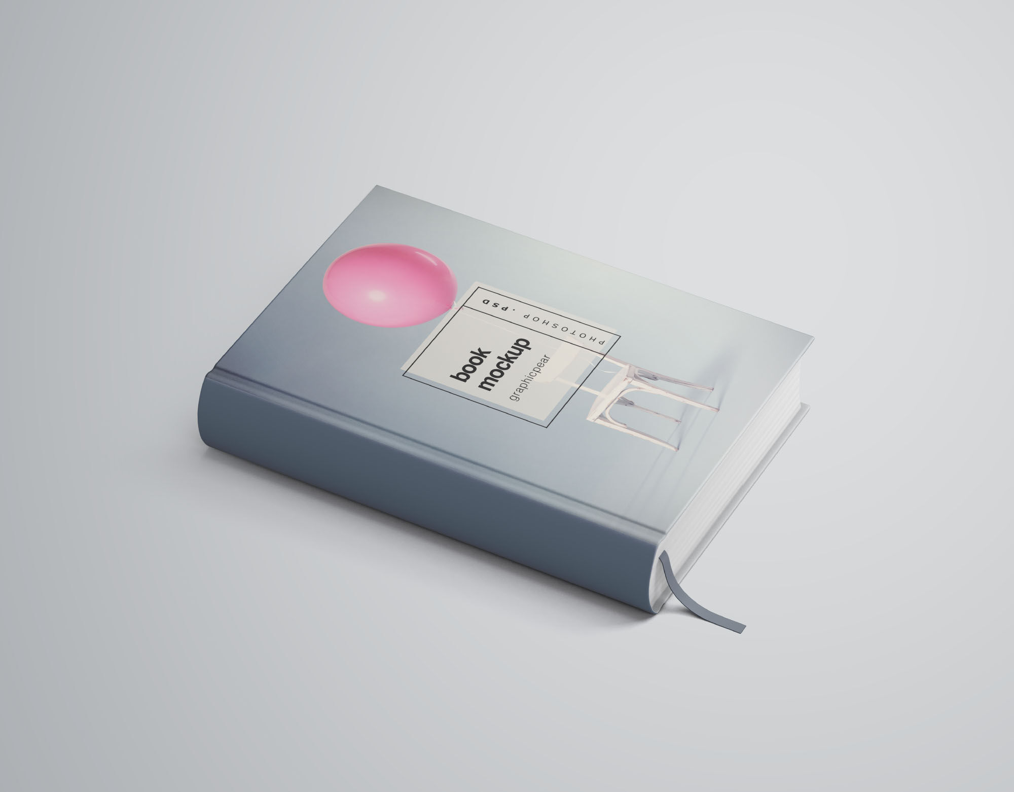 Minimal Hardcover Book Mockup