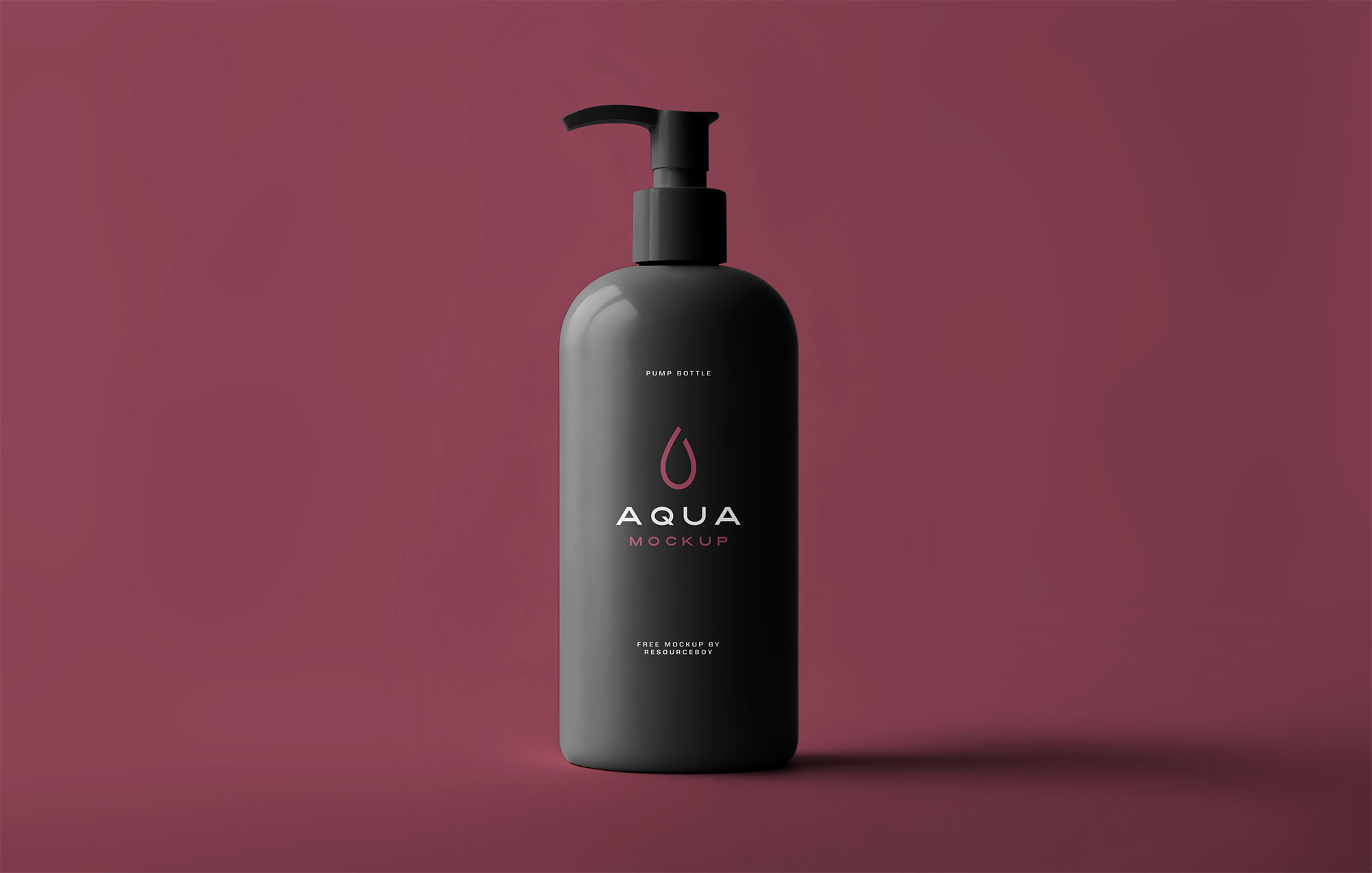 Minimal Pump Bottle Mockup