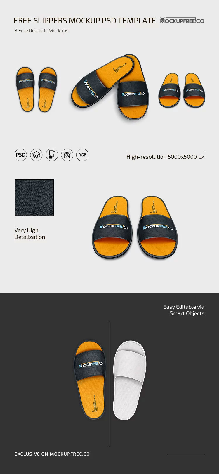 Slippers Mockup