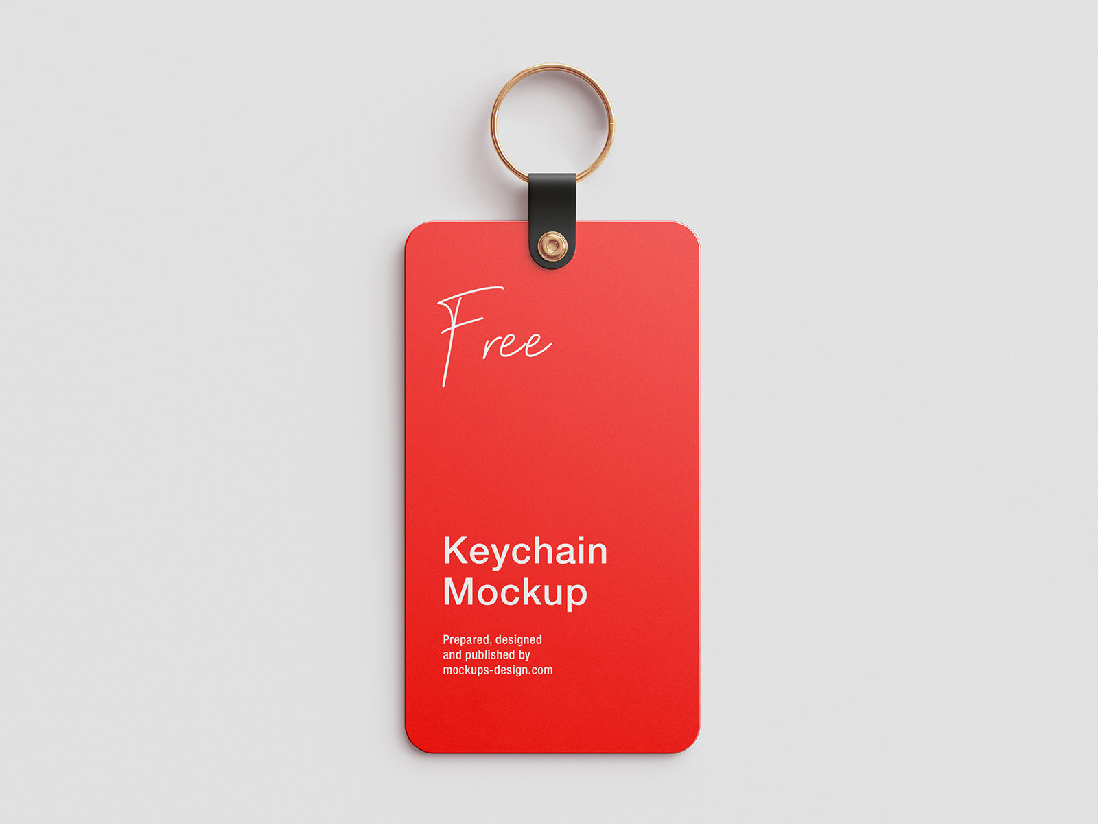 Varied Showcase of 4 Plastic Keychain Mockups