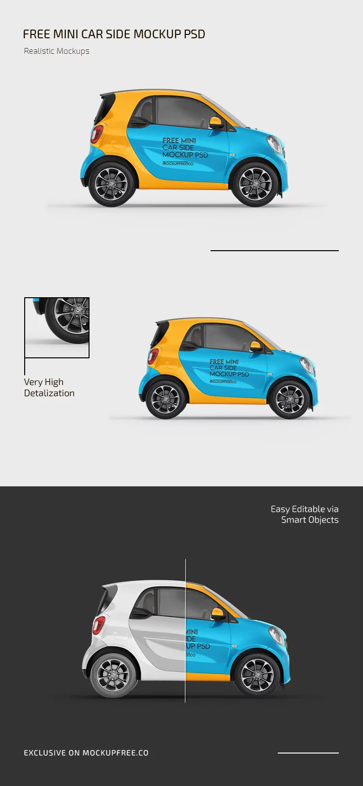 Mini Car Mockup preview