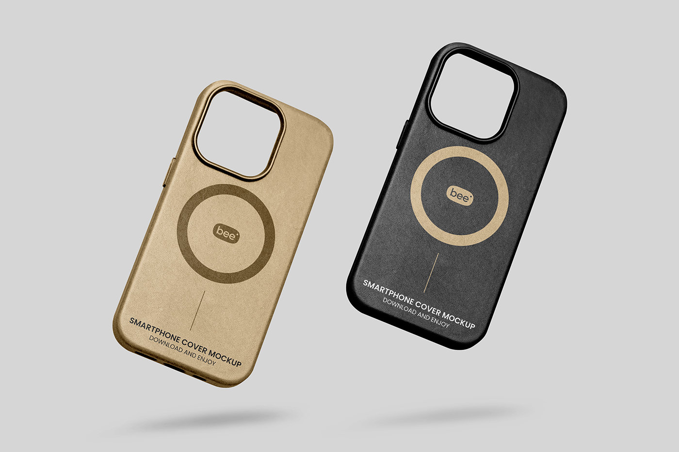Facing Vision of iPhone 15 Pro Case Mockup
