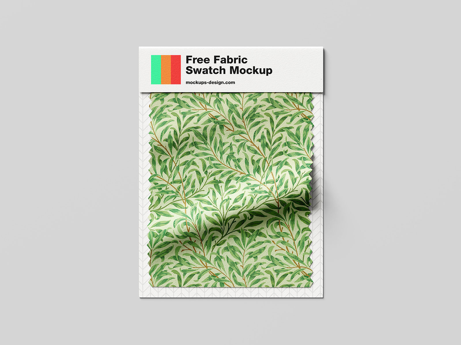 5 Showcases of Fabric Swatch Mockup