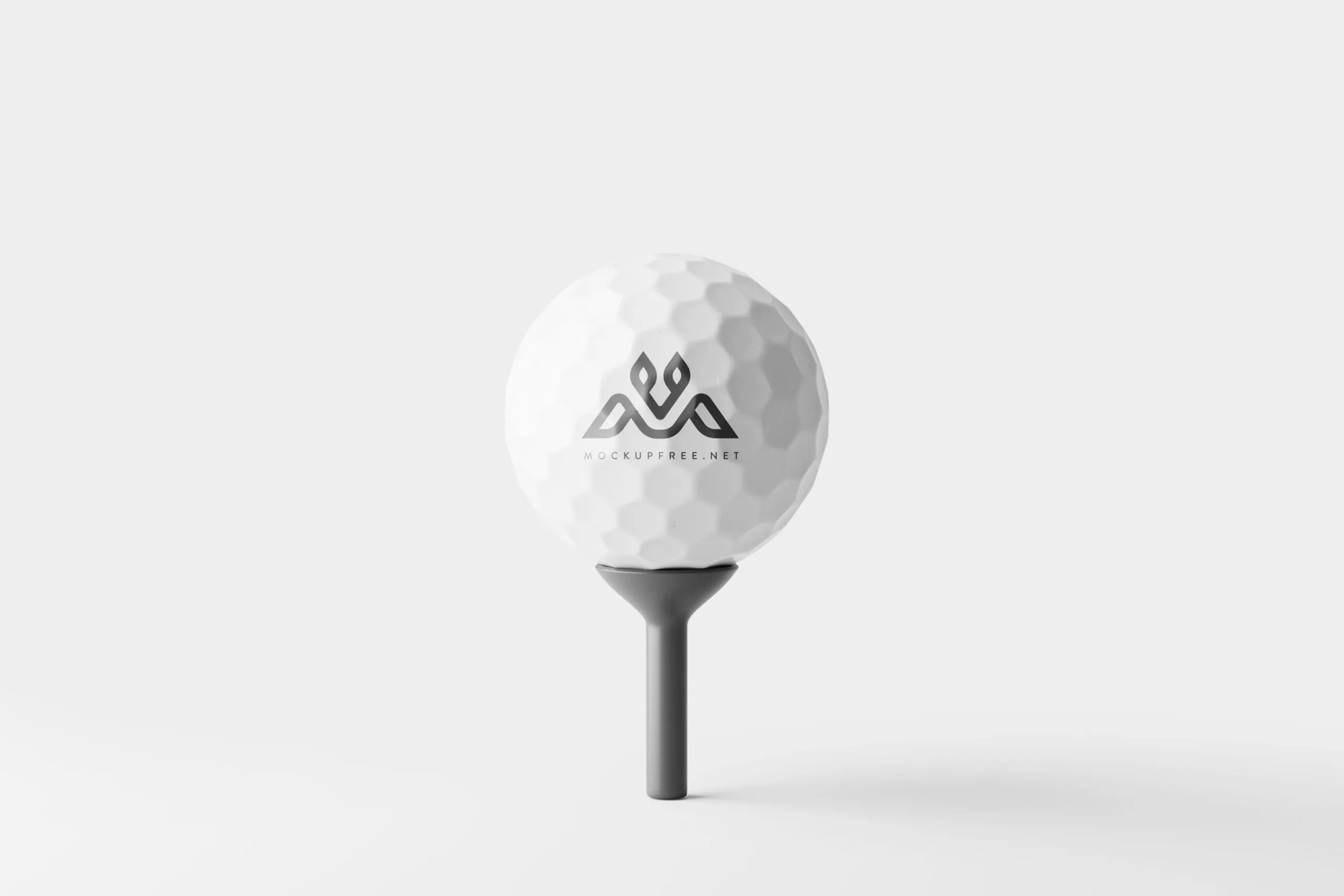 Front Sight of Golf Ball Mockup