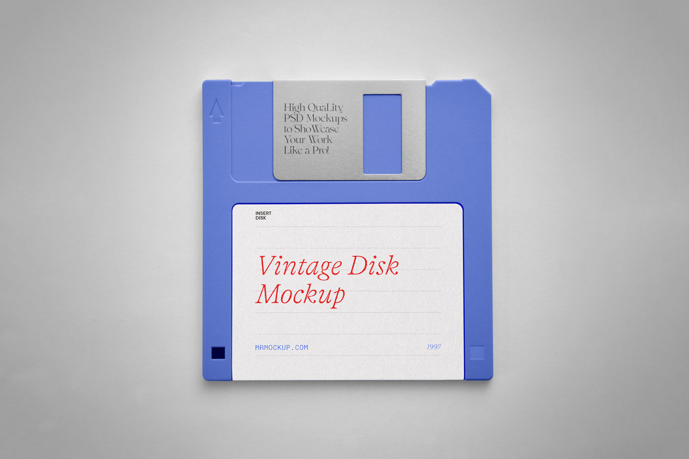 Front Sight of Vintage Disk Mockup