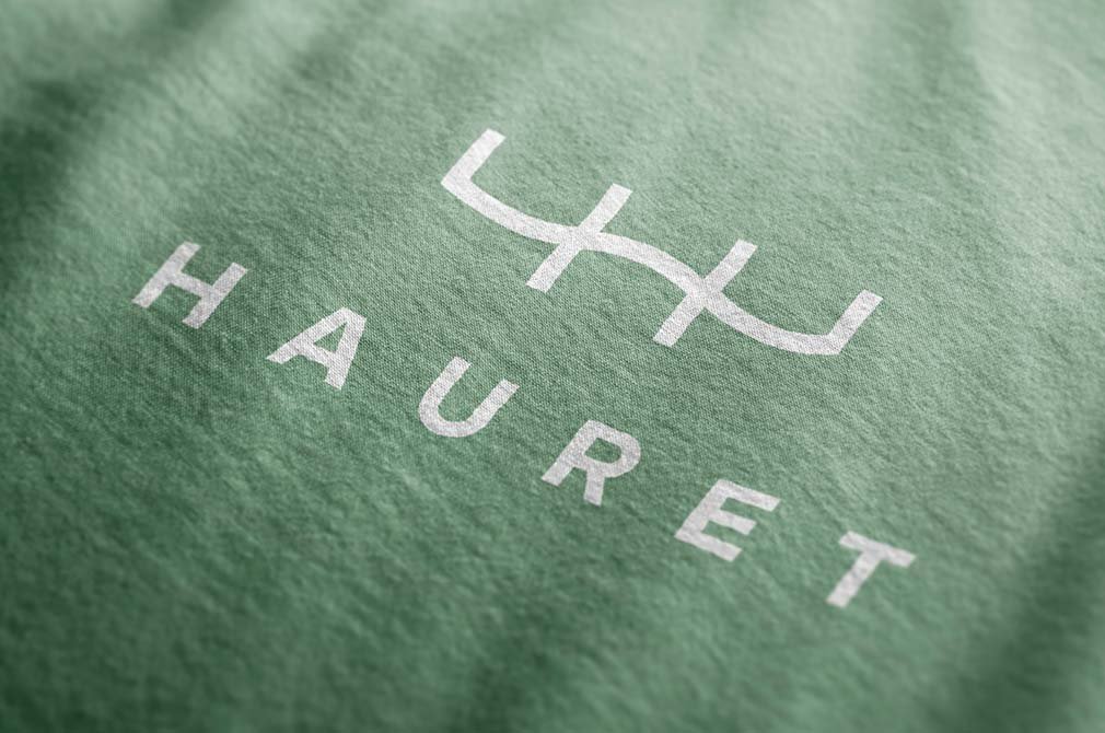 Perspective Sight of Exquisite Fabric Logo Mockup