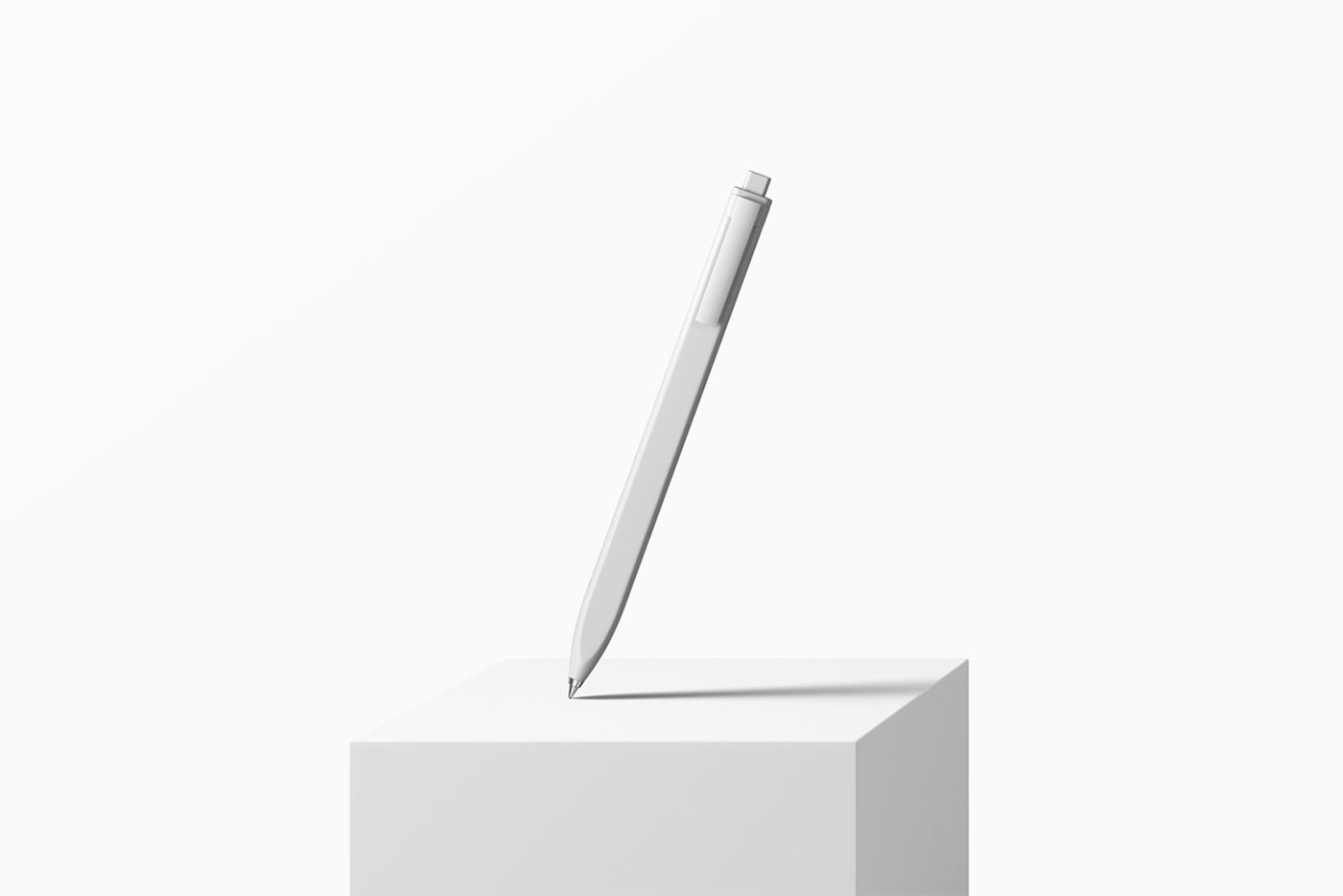 Perspective View of Standing Pen Mockup on Box preview