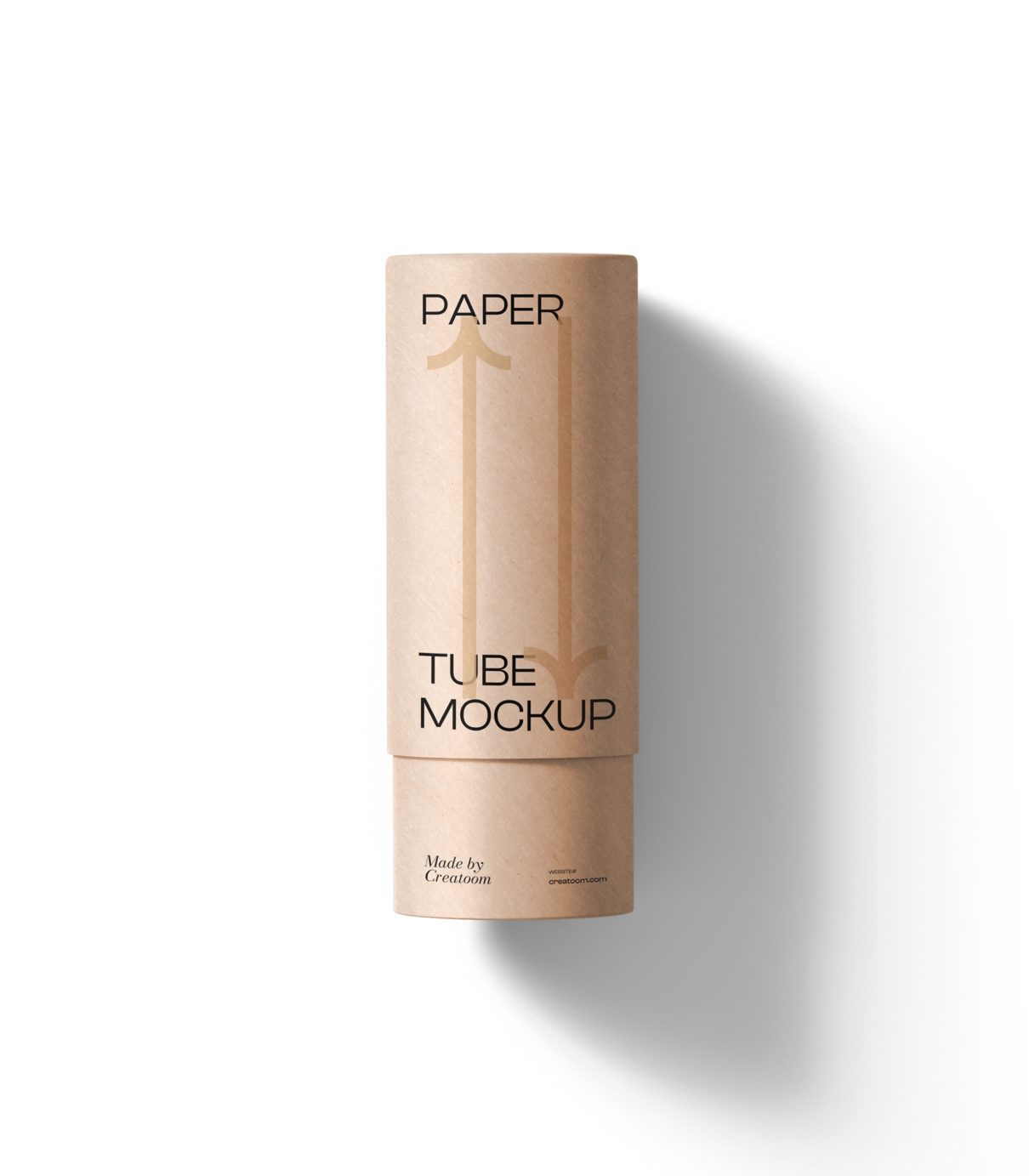 Top View of Paper Tube Mockup preview