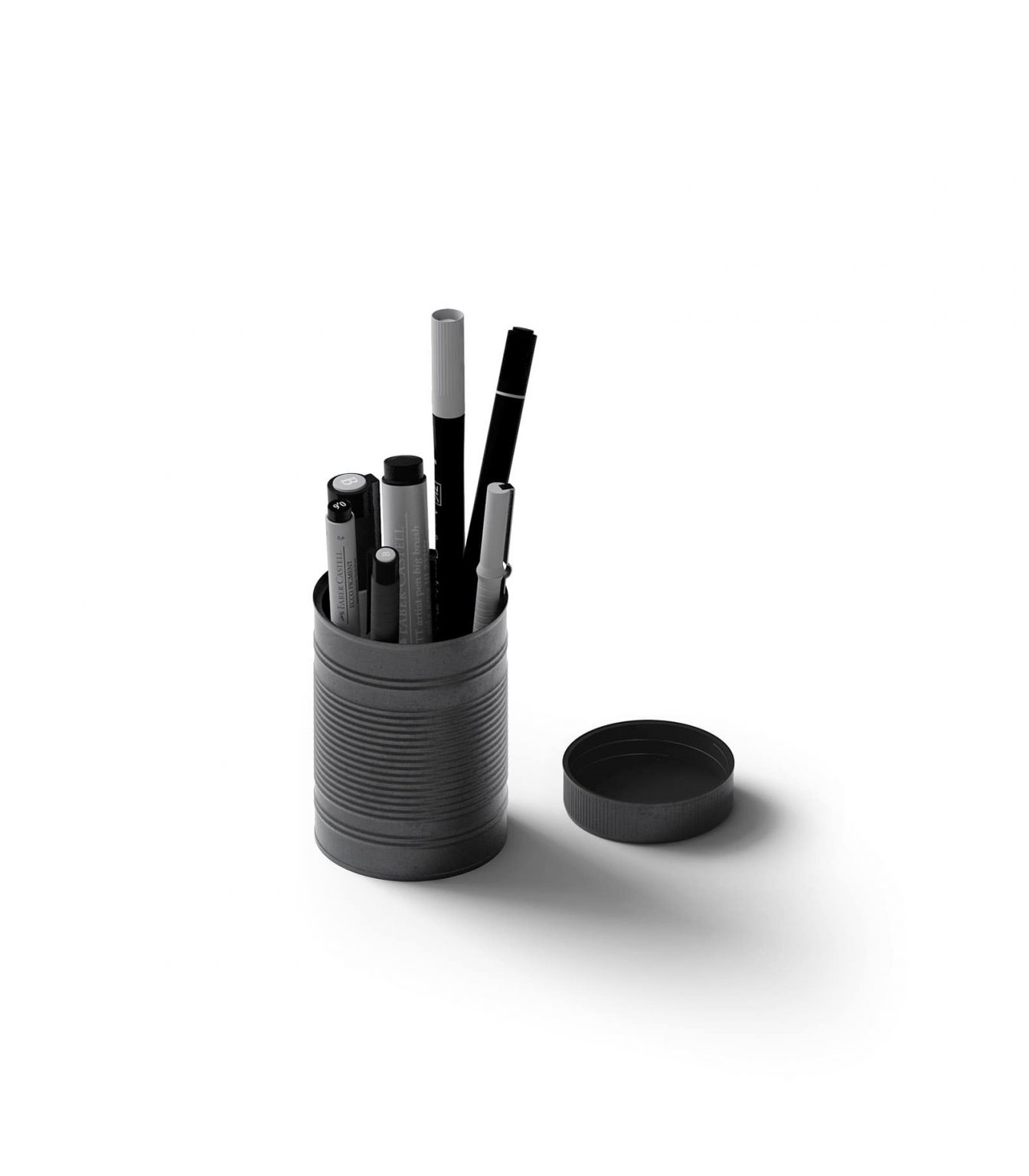 Front View of Marker Stand Mockup preview