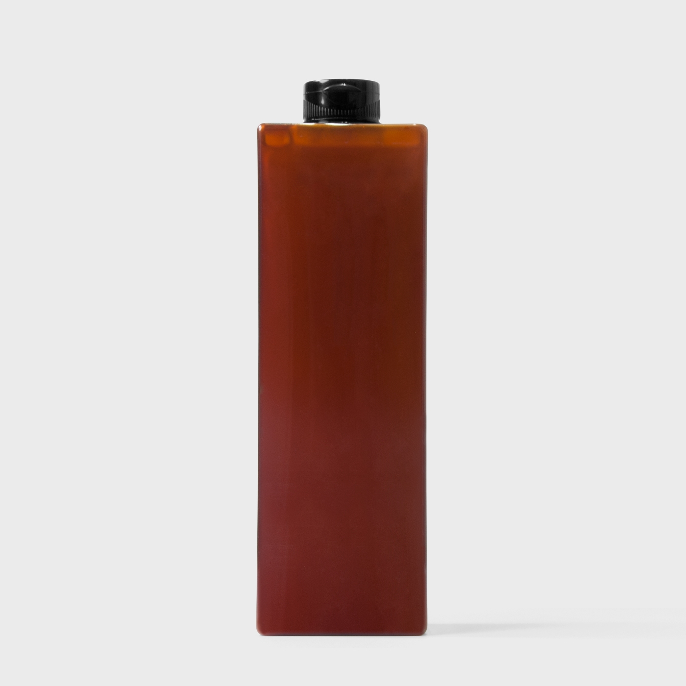 Front View of Rectangle Bottle Mockup preview
