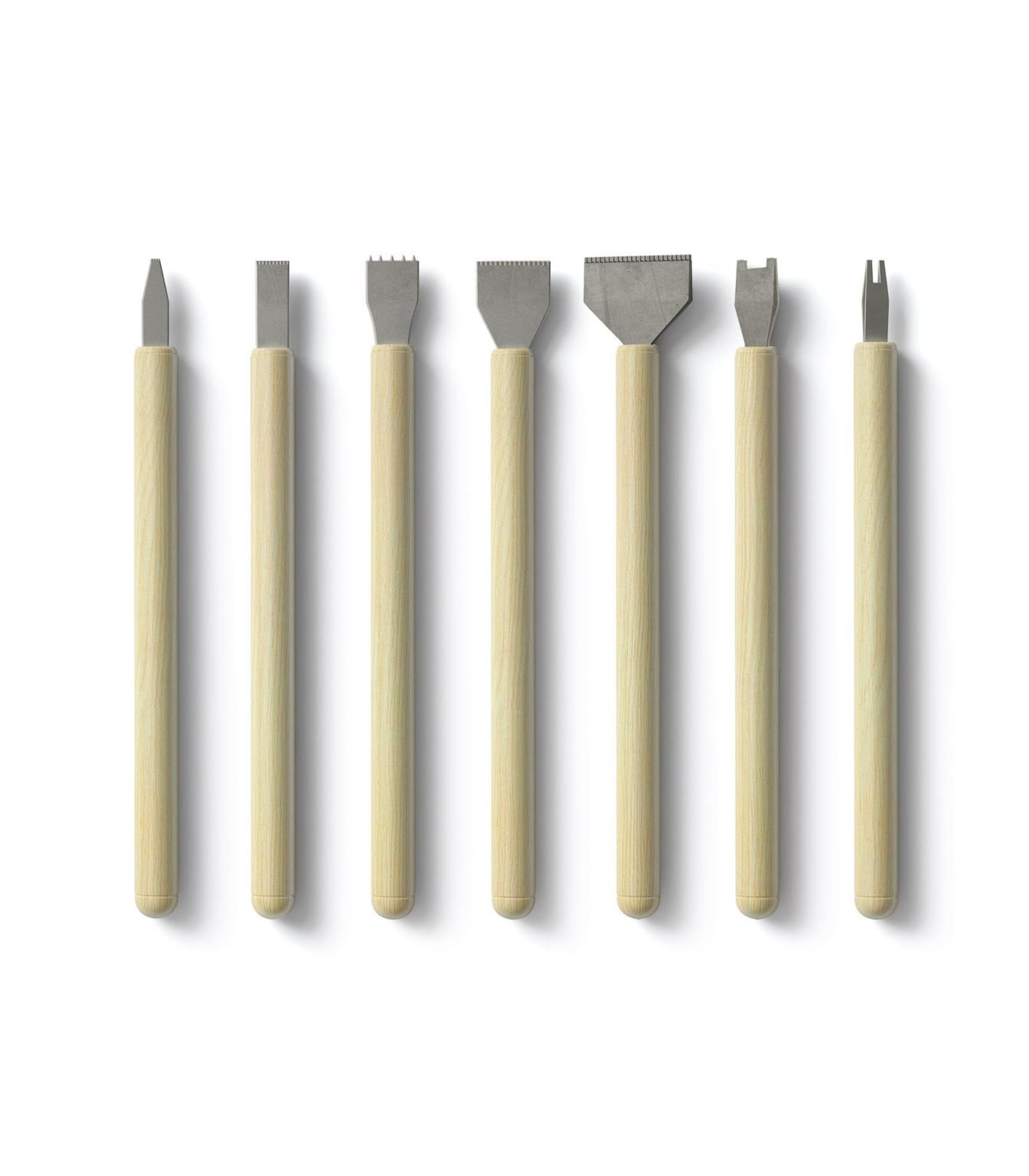 Top View of Lettering Tools Mockup preview