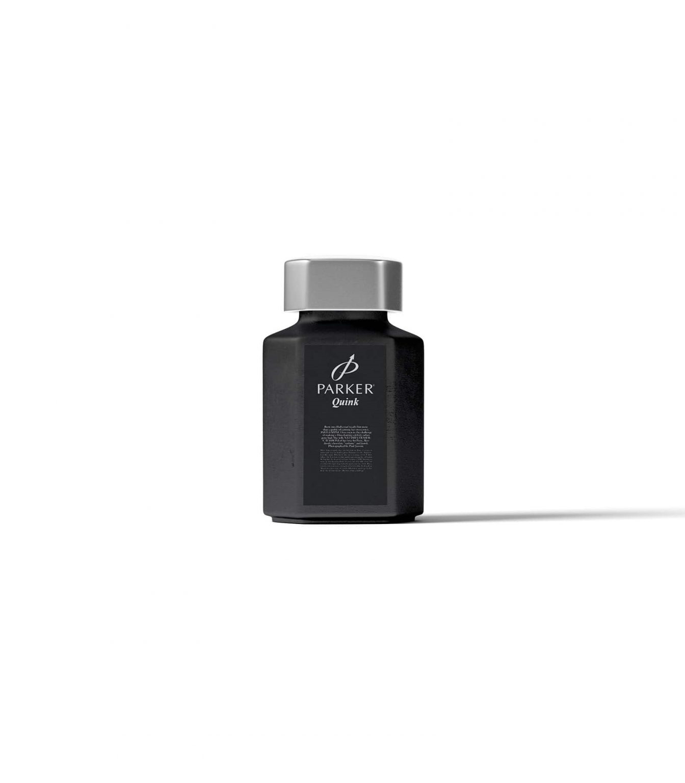 Front View of a Geometric Ink Bottle Mockup preview