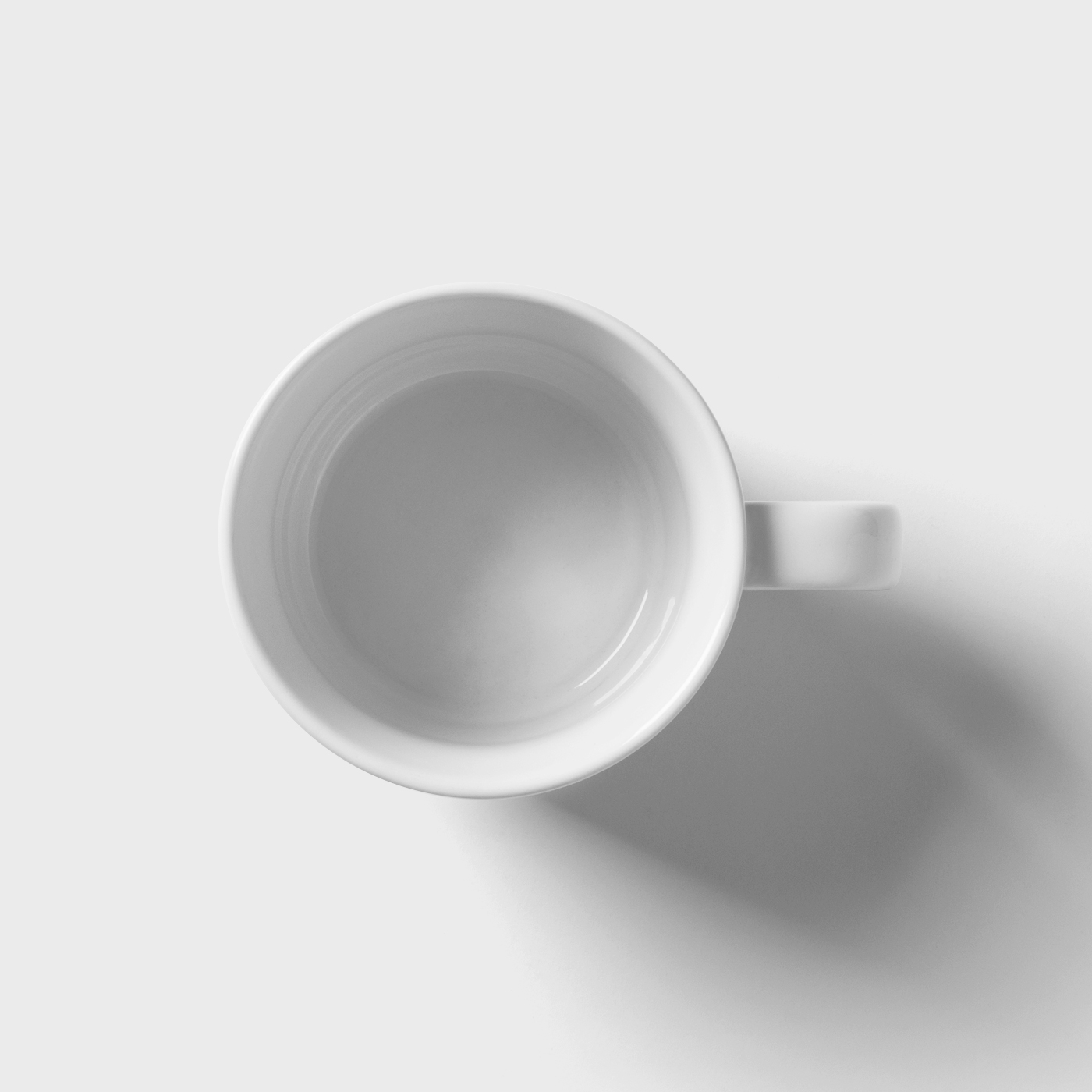 Top View of Simple Mug Mockup preview